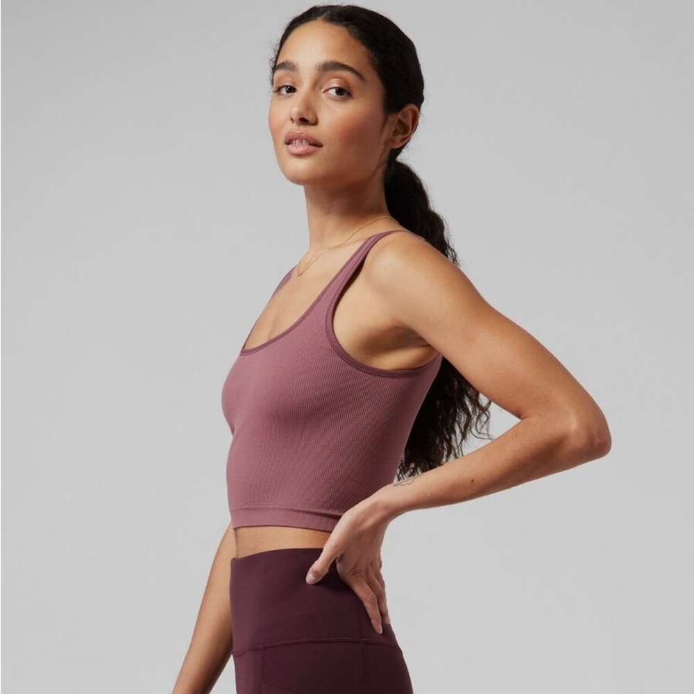 Athleta Aurora Seamless Scoop Crop Tank